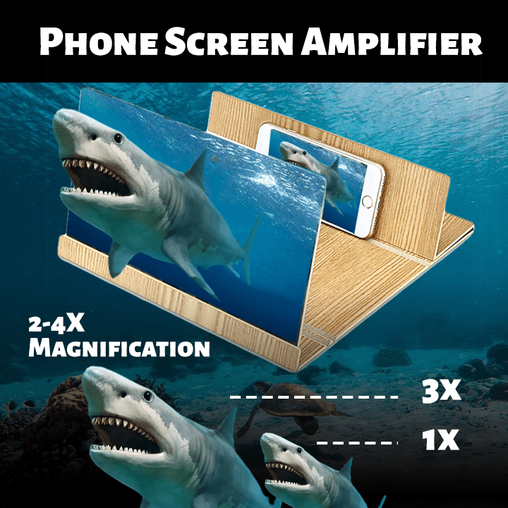 12 Inches Phone Screen Magnifying HD Cinema